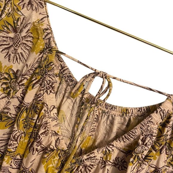 Daily Practice Anthropologie Mollie Tunic Dress Floral Size MED - Picture 7 of 10